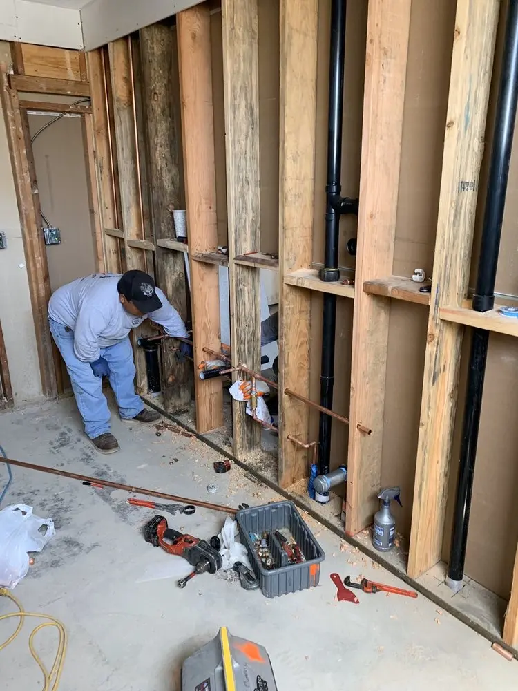 Commercial rough-in plumbing for Water Heater Replacement in Reidsville